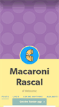 Mobile Screenshot of macaronirascal.com